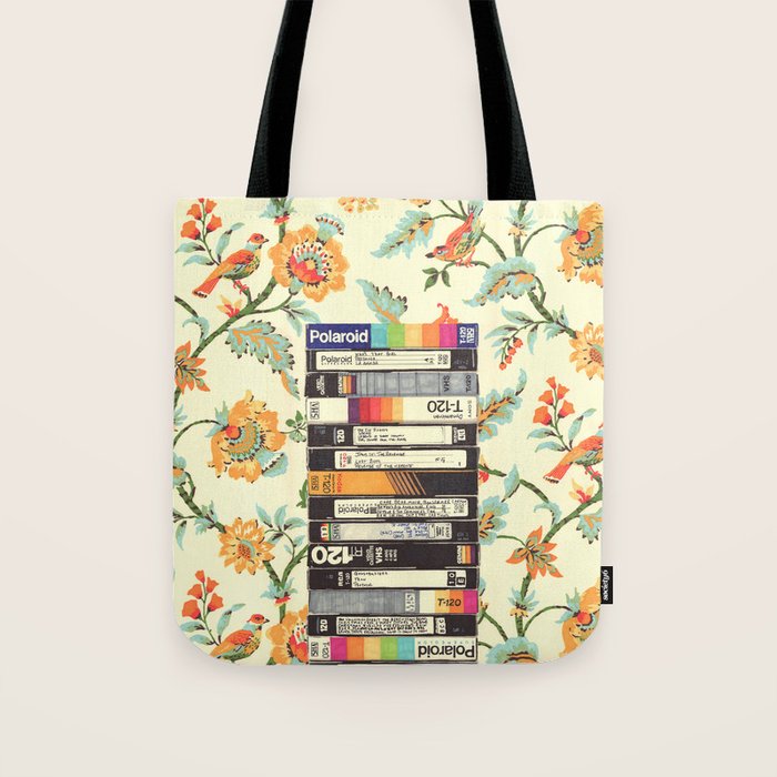 VHS and Entry Hall Wallpaper Tote Bag Gallery Image 1