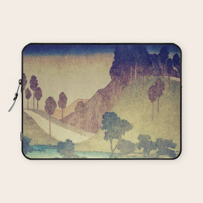 A Valley in the Evening Laptop Sleeve Gallery Image 1