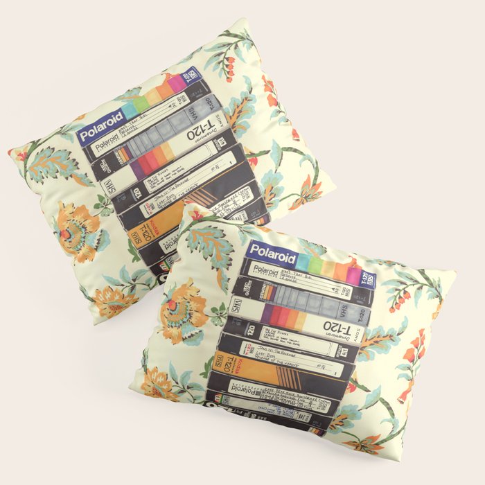 VHS and Entry Hall Wallpaper Pillow Sham Gallery Image 3