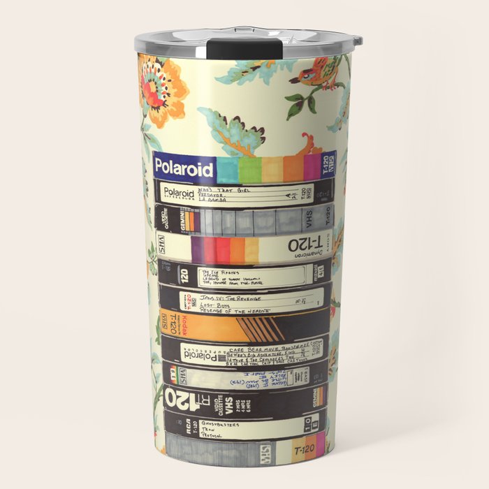 VHS and Entry Hall Wallpaper Travel Mug Gallery Image 1