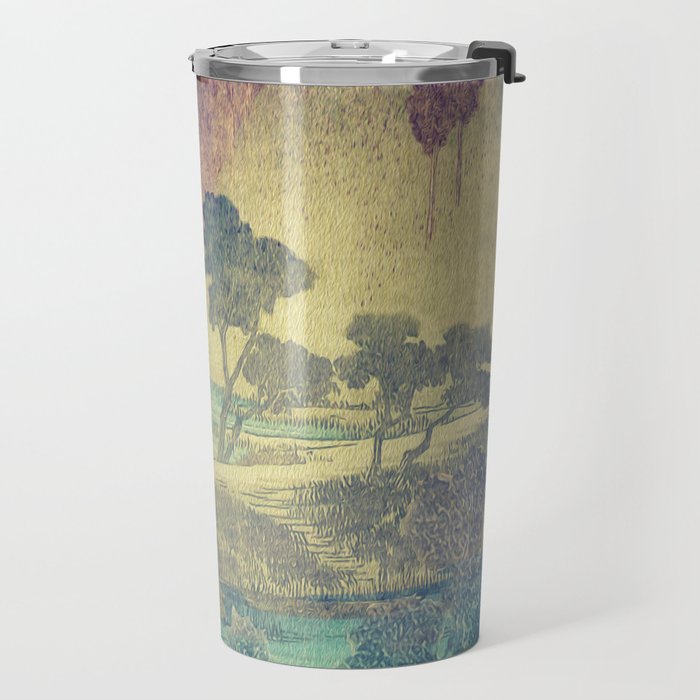 A Valley in the Evening Travel Mug Gallery Image 2