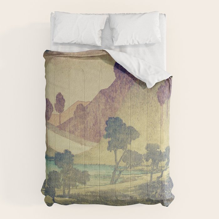 A Valley in the Evening Comforter Gallery Image 1