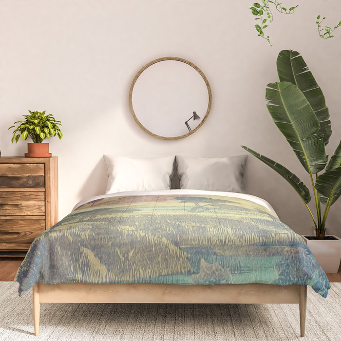 A Valley in the Evening Comforter Gallery Image 3