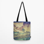 A Valley in the Evening Tote Bag Gallery Image 2