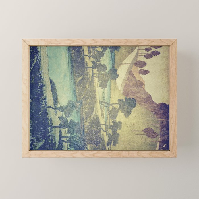 A Valley in the Evening Mini Art Print Gallery Image 1