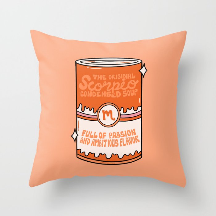 Scorpio Soup Throw Pillow Gallery Image 6
