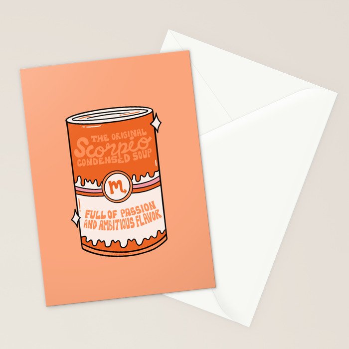 Scorpio Soup Stationery Card Gallery Image 2