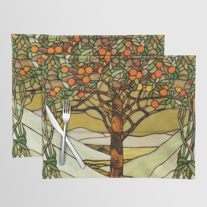 Louis Comfort Tiffany - Decorative stained glass 6. Placemat Gallery Image 1