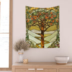 Louis Comfort Tiffany - Decorative stained glass 6. Wall Tapestry Gallery Image 2