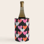 Playin' Hearts Pattern Wine Chiller Gallery Image 2