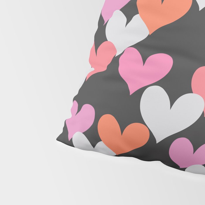 Playin' Hearts Pattern Pillow Sham Gallery Image 4