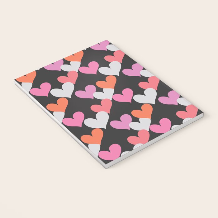 Playin' Hearts Pattern Notebook Gallery Image 3