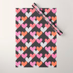 Playin' Hearts Pattern Wrapping Paper Gallery Image 1
