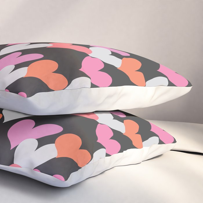 Playin' Hearts Pattern Pillow Sham Gallery Image 3