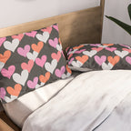 Playin' Hearts Pattern Pillow Sham Gallery Image 2