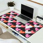 Playin' Hearts Pattern Desk Mat Gallery Image 2
