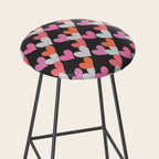 Playin' Hearts Pattern Stool Gallery Image 2