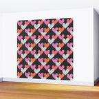 Playin' Hearts Pattern Wall Mural Gallery Image 2