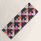 Playin' Hearts Pattern Yoga Mat Gallery Image 1