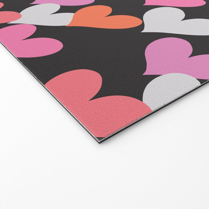 Playin' Hearts Pattern Welcome Mat Gallery Image 2