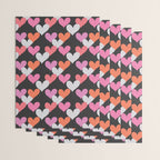Playin' Hearts Pattern Wrapping Paper Gallery Image 3