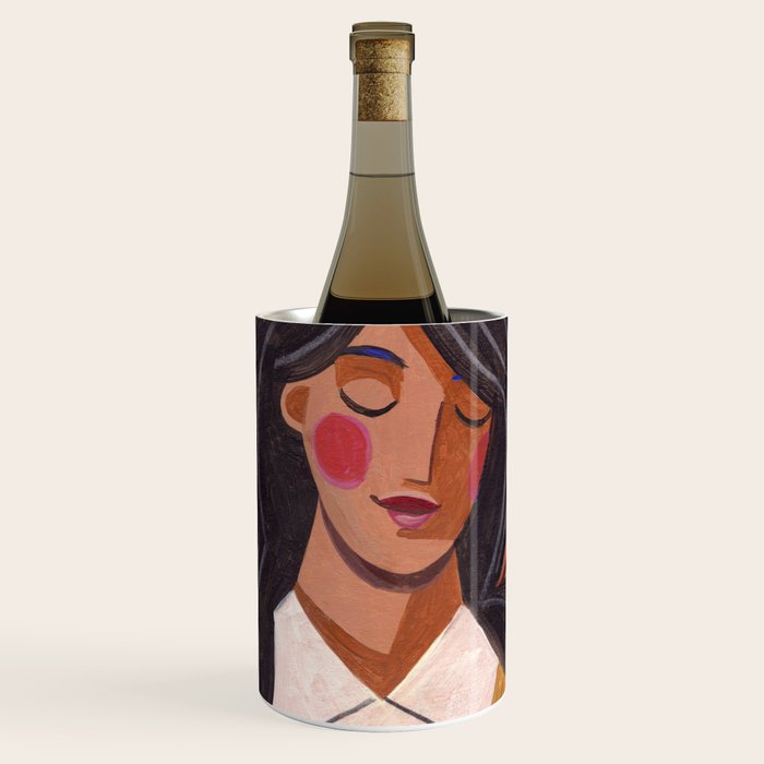 Woman in Thoughts Wine Chiller Gallery Image 1