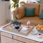 Woman in Thoughts Serving Tray Gallery Image 2