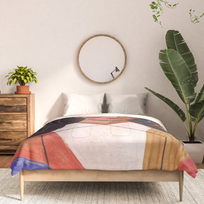 Woman in Thoughts Comforter Gallery Image 3