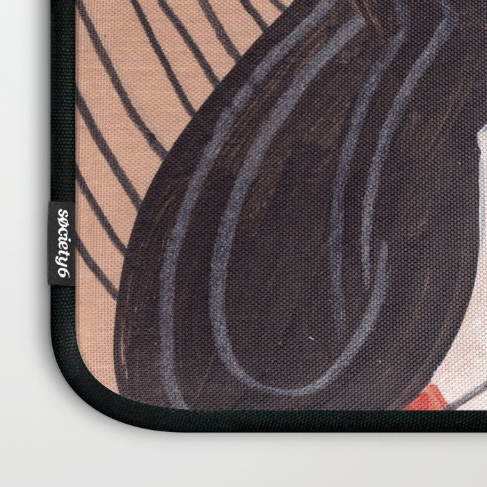 Woman in Thoughts Laptop Sleeve Gallery Image 3