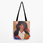 Woman in Thoughts Tote Bag Gallery Image 2