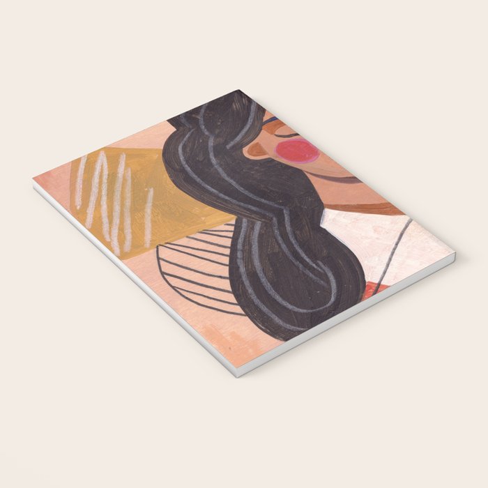 Woman in Thoughts Notebook Gallery Image 3