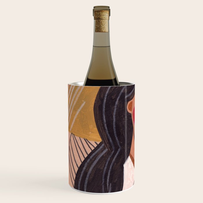 Woman in Thoughts Wine Chiller Gallery Image 2