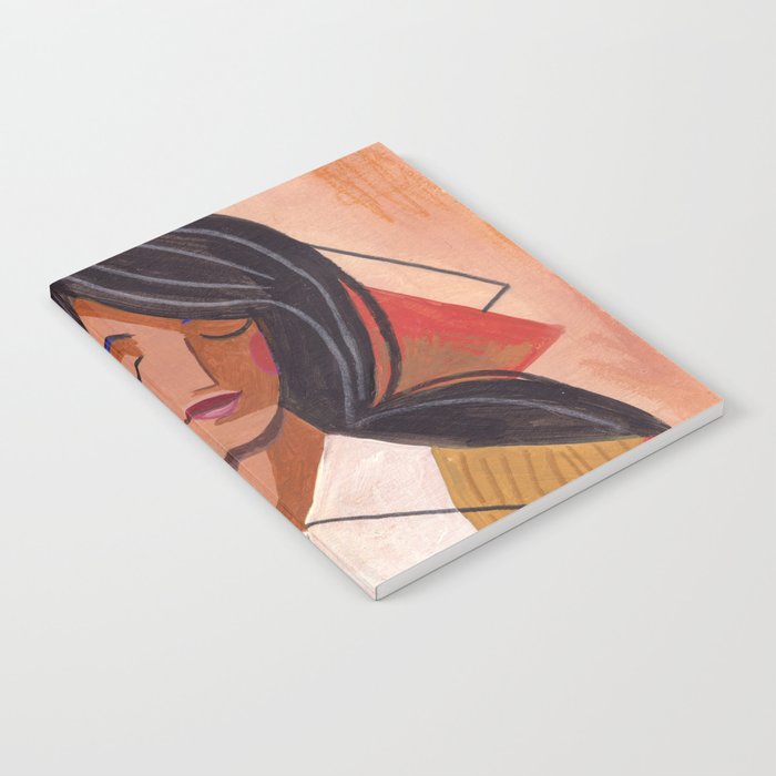 Woman in Thoughts Notebook Gallery Image 2