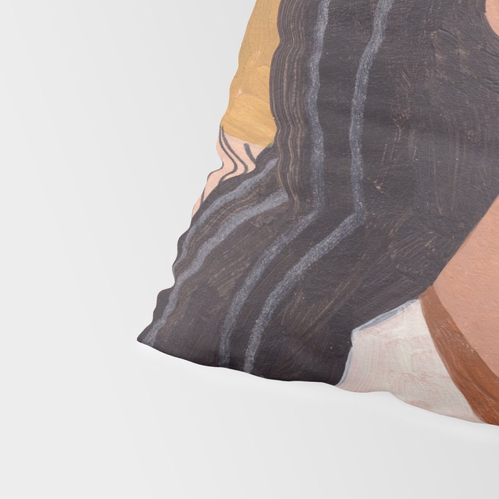 Woman in Thoughts Pillow Sham Gallery Image 4