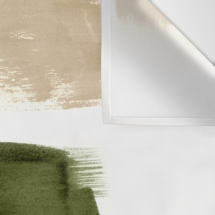 Green brush strokes Wall Tapestry Gallery Image 3