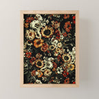 Winter Night Garden Mini Art Print Gallery Image 1