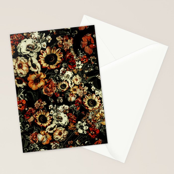 Winter Night Garden Stationery Card Gallery Image 2