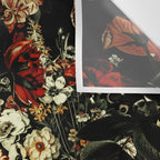 Winter Night Garden Wall Tapestry Gallery Image 3