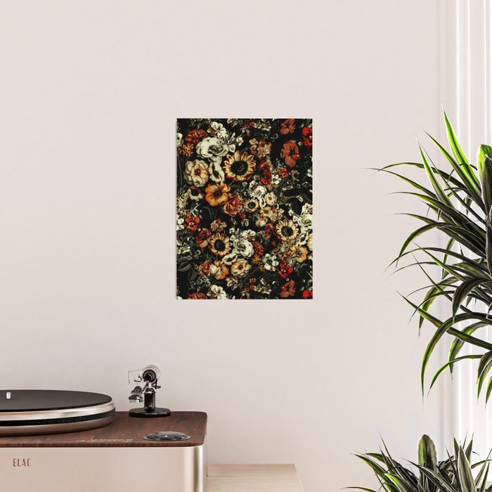 Winter Night Garden Poster Gallery Image 2