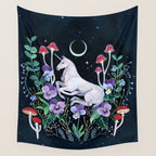 Unicorn Garden Wall Tapestry Gallery Image 4