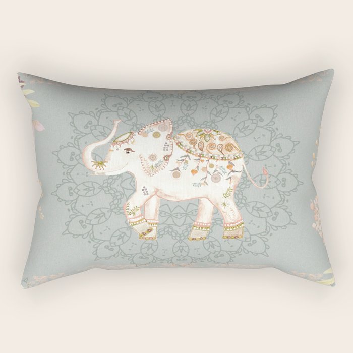 INDIAN ELEPHANT Rectangular Pillow Gallery Image 2