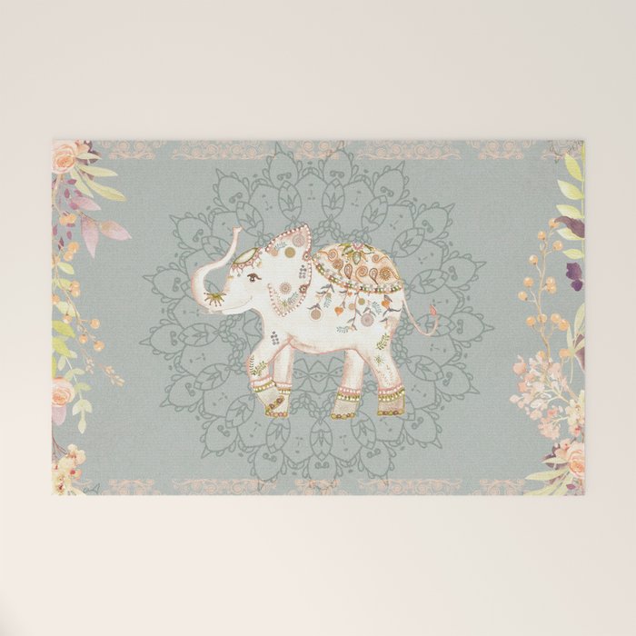 INDIAN ELEPHANT Welcome Mat Gallery Image 1