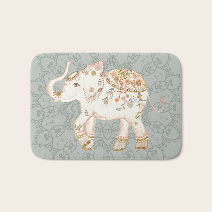 INDIAN ELEPHANT Bath Mat Gallery Image 1