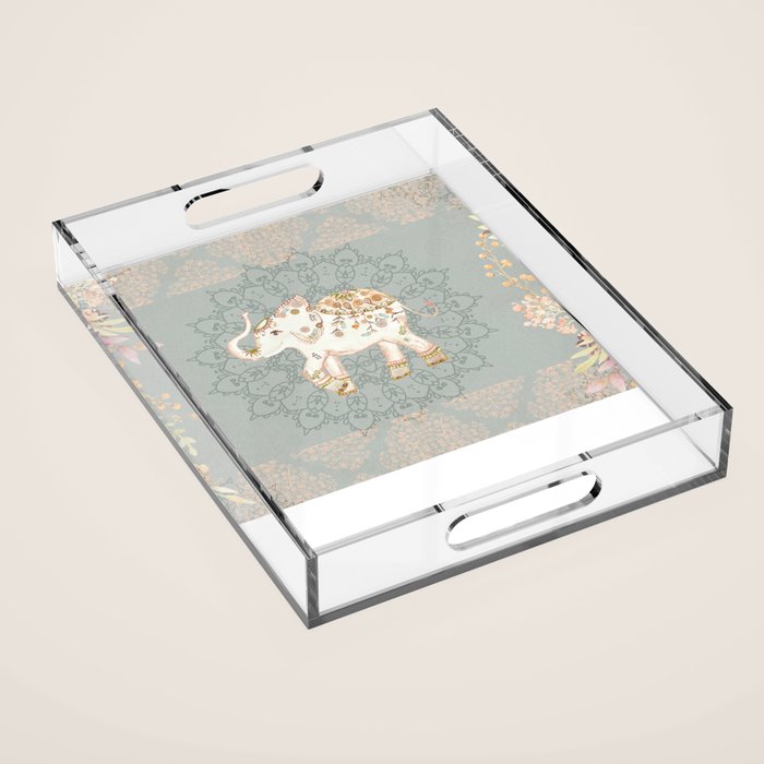 INDIAN ELEPHANT Acrylic Tray Gallery Image 1