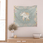 INDIAN ELEPHANT Wall Tapestry Gallery Image 2