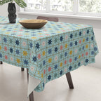Moroccan Star Tile Pattern Tablecloth Gallery Image 3