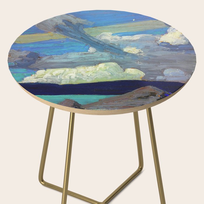 Tom Thomson Clouds ("The Zeppelins") 1915 Canadian Landscape Artist Side Table Gallery Image 2