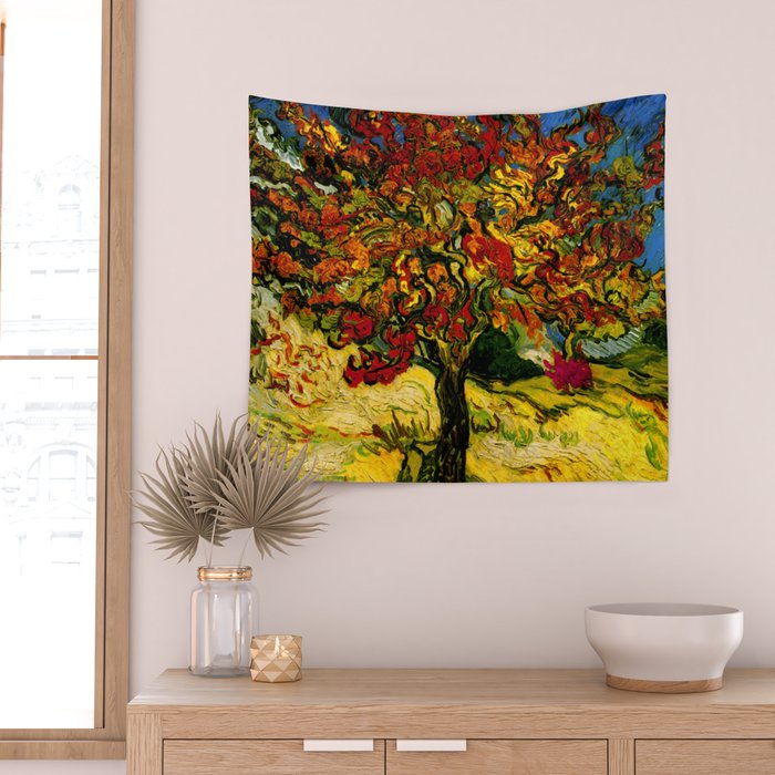 Van Gogh Mulberry Tree Wall Tapestry Gallery Image 2