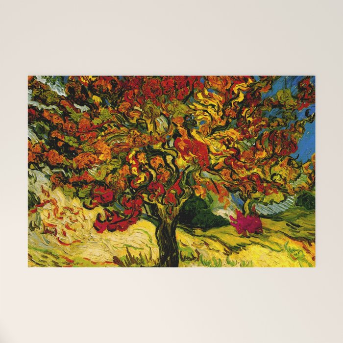 Van Gogh Mulberry Tree Welcome Mat Gallery Image 1