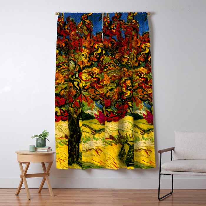 Van Gogh Mulberry Tree Window Curtain Gallery Image 1